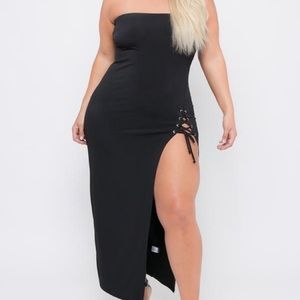 Black Strapless dress